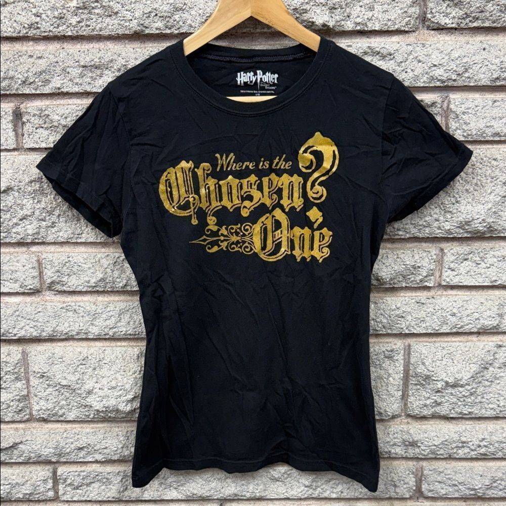 Harry Potter Black and Gold Kids T-Shirt